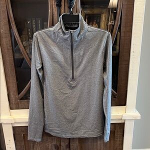 Nike Dri-FIT Heather Gray Top